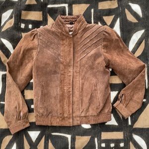 Vintage Suede Ranchwear Biker Jacket